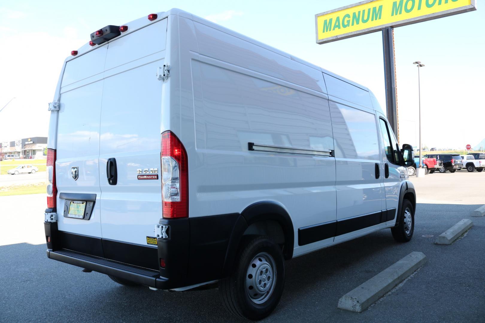 2021 WHITE /Black RAM PROMASTER 2500 159 WB (3C6LRVDG3ME) with an 3.6L engine, Automatic transmission, located at 1960 Industrial Drive, Wasilla, 99654, (907) 274-2277, 61.573475, -149.400146 - Photo#4