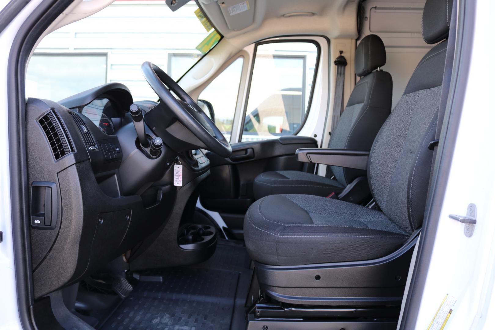 2021 WHITE /Black RAM PROMASTER 2500 159 WB (3C6LRVDG3ME) with an 3.6L engine, Automatic transmission, located at 1960 Industrial Drive, Wasilla, 99654, (907) 274-2277, 61.573475, -149.400146 - Photo#8