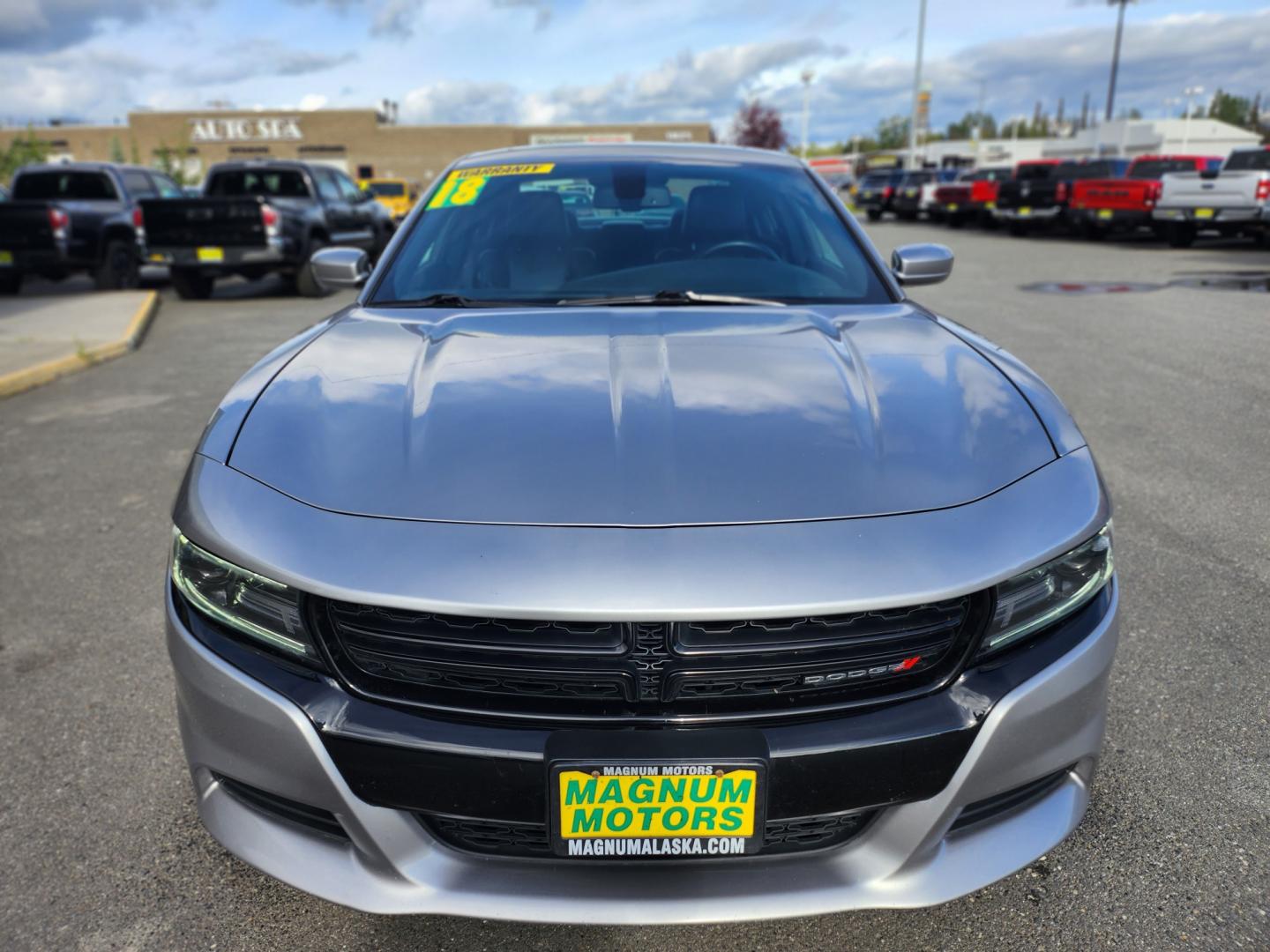 2018 SILVER /BLACK LEATHER DODGE CHARGER GT (2C3CDXJGXJH) with an 3.6L engine, Automatic transmission, located at 1960 Industrial Drive, Wasilla, 99654, (907) 274-2277, 61.573475, -149.400146 - Photo#1