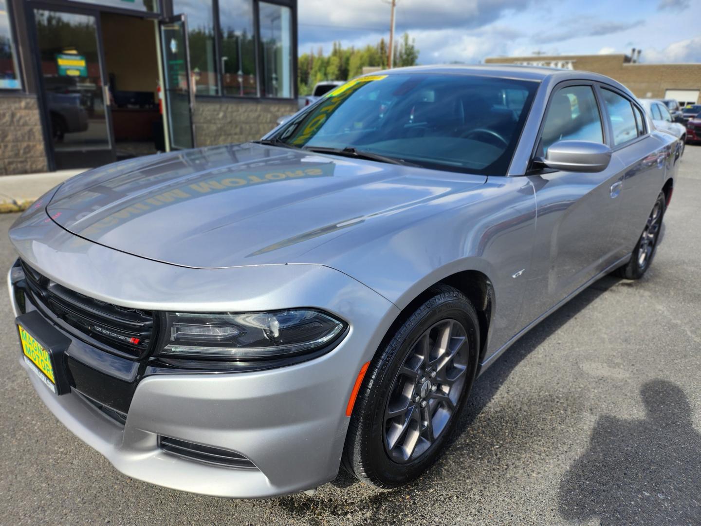 2018 SILVER /BLACK LEATHER DODGE CHARGER GT (2C3CDXJGXJH) with an 3.6L engine, Automatic transmission, located at 1960 Industrial Drive, Wasilla, 99654, (907) 274-2277, 61.573475, -149.400146 - Photo#2