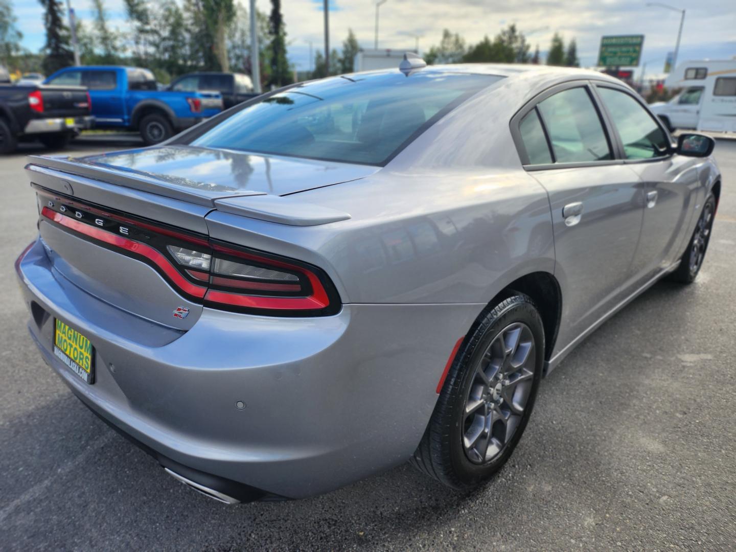 2018 SILVER /BLACK LEATHER DODGE CHARGER GT (2C3CDXJGXJH) with an 3.6L engine, Automatic transmission, located at 1960 Industrial Drive, Wasilla, 99654, (907) 274-2277, 61.573475, -149.400146 - Photo#5