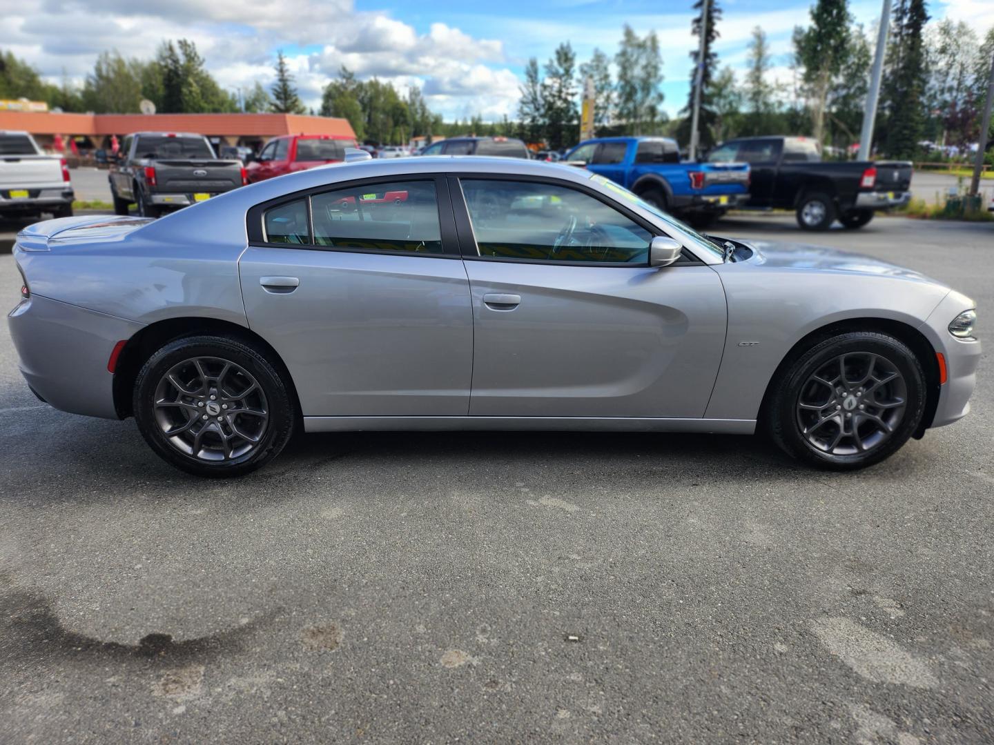 2018 SILVER /BLACK LEATHER DODGE CHARGER GT (2C3CDXJGXJH) with an 3.6L engine, Automatic transmission, located at 1960 Industrial Drive, Wasilla, 99654, (907) 274-2277, 61.573475, -149.400146 - Photo#6