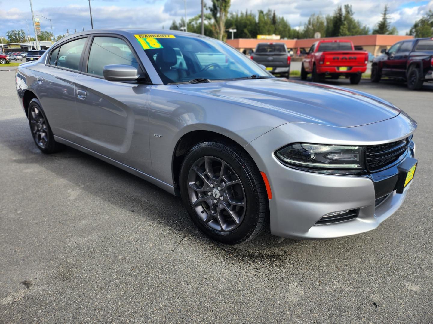 2018 SILVER /BLACK LEATHER DODGE CHARGER GT (2C3CDXJGXJH) with an 3.6L engine, Automatic transmission, located at 1960 Industrial Drive, Wasilla, 99654, (907) 274-2277, 61.573475, -149.400146 - Photo#7