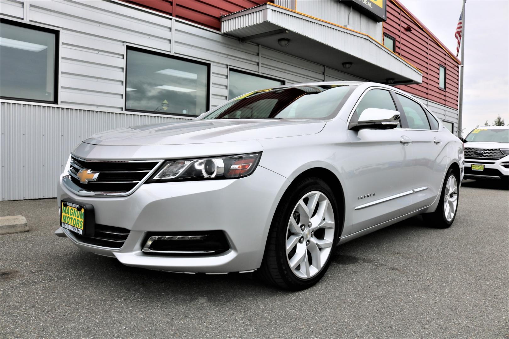 2020 SILVER /black leather CHEVROLET IMPALA PREMIER (1G1105S35LU) with an 3.6L engine, Automatic transmission, located at 1960 Industrial Drive, Wasilla, 99654, (907) 274-2277, 61.573475, -149.400146 - Photo#1