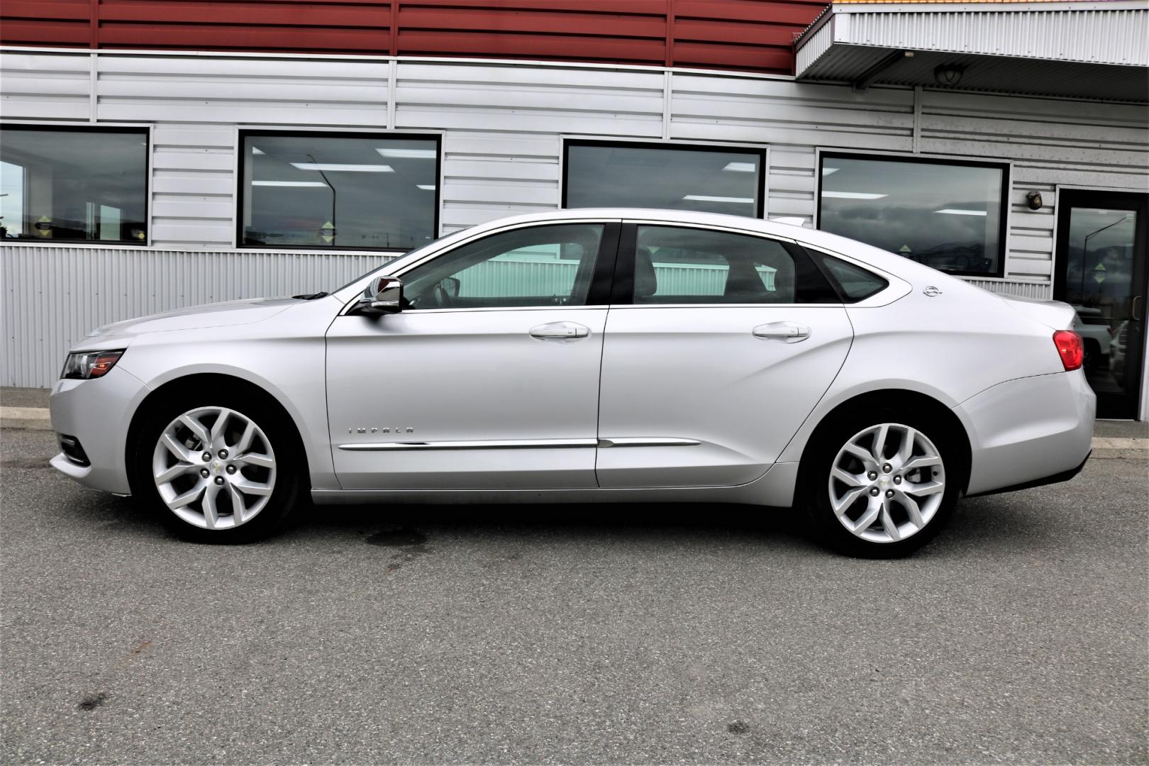 2020 SILVER /black leather CHEVROLET IMPALA PREMIER (1G1105S35LU) with an 3.6L engine, Automatic transmission, located at 1960 Industrial Drive, Wasilla, 99654, (907) 274-2277, 61.573475, -149.400146 - Photo#0