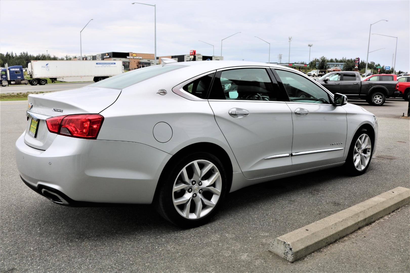 2020 SILVER /black leather CHEVROLET IMPALA PREMIER (1G1105S35LU) with an 3.6L engine, Automatic transmission, located at 1960 Industrial Drive, Wasilla, 99654, (907) 274-2277, 61.573475, -149.400146 - Photo#4