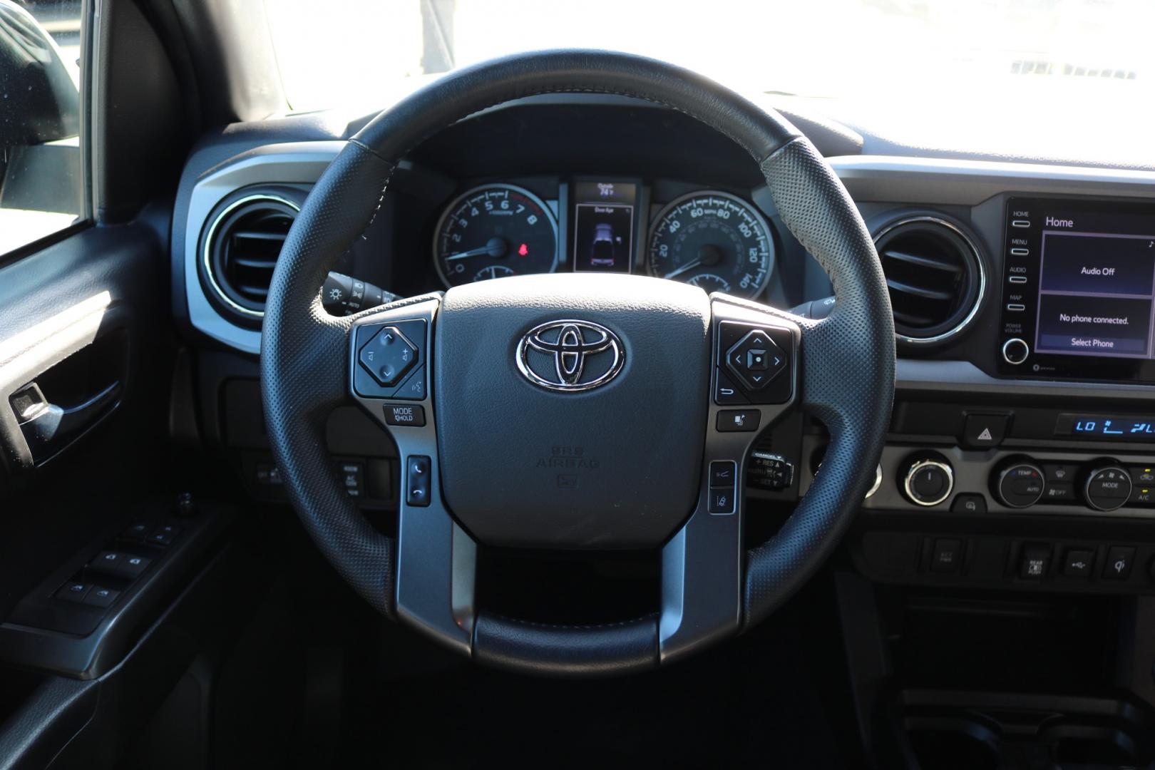 2022 GRAY /Black TOYOTA TACOMA SR V6 (3TMCZ5AN3NM) with an 3.5L engine, Automatic transmission, located at 1960 Industrial Drive, Wasilla, 99654, (907) 274-2277, 61.573475, -149.400146 - Photo#15