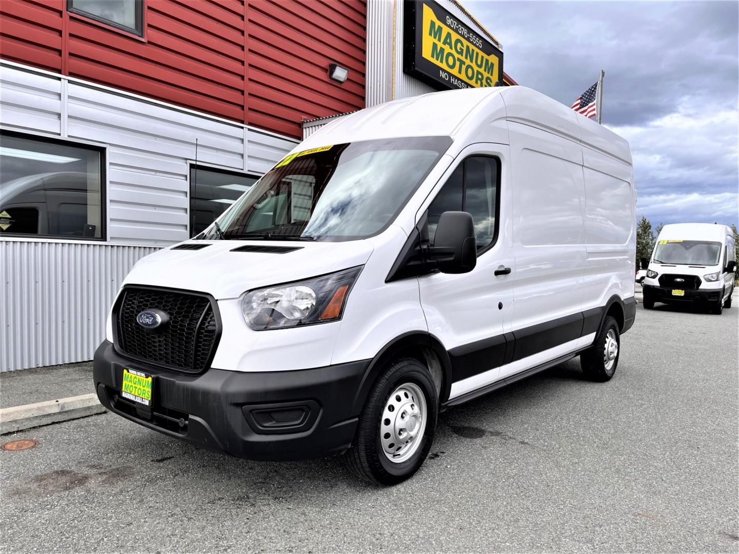 2022 WHITE /Black FORD TRANSIT 250 (1FTBR2X80NK) with an 3.5L engine, Automatic transmission, located at 1960 Industrial Drive, Wasilla, 99654, (907) 274-2277, 61.573475, -149.400146 - Photo#0