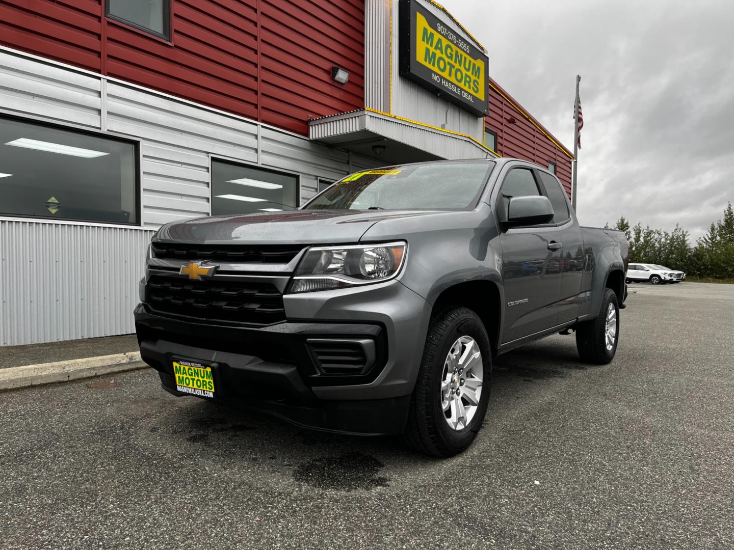 2021 Chevrolet Colorado LT Ext. Cab 4WD (1GCHTCEA0M1) with an 2.5L L4 DOHC 16V GAS engine, 6A transmission, located at 1960 Industrial Drive, Wasilla, 99654, (907) 274-2277, 61.573475, -149.400146 - Photo#1