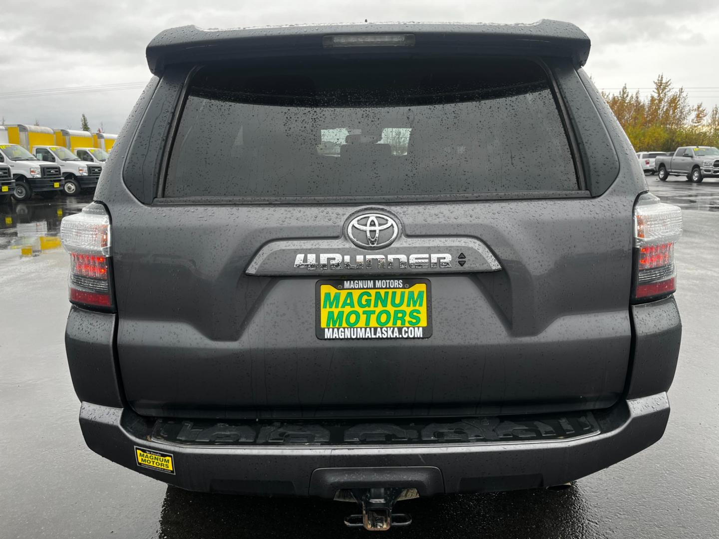 2021 Gray Toyota 4Runner SR5 4WD (JTEMU5JR3M5) with an 4.0L V6 DOHC 24V engine, 5A transmission, located at 1960 Industrial Drive, Wasilla, 99654, (907) 274-2277, 61.573475, -149.400146 - Photo#4