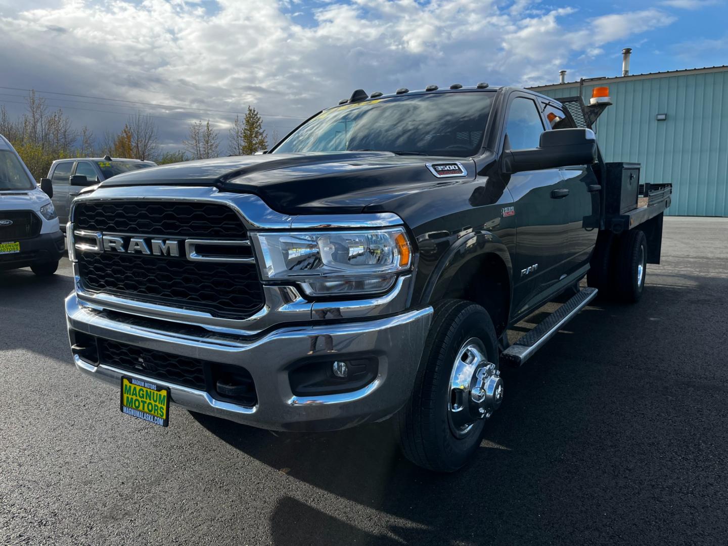 2022 BLACK /Gray RAM 3500 TRADESMAN (3C7WRTCJ8NG) with an 6.4L engine, Automatic transmission, located at 1960 Industrial Drive, Wasilla, 99654, (907) 274-2277, 61.573475, -149.400146 - Photo#0