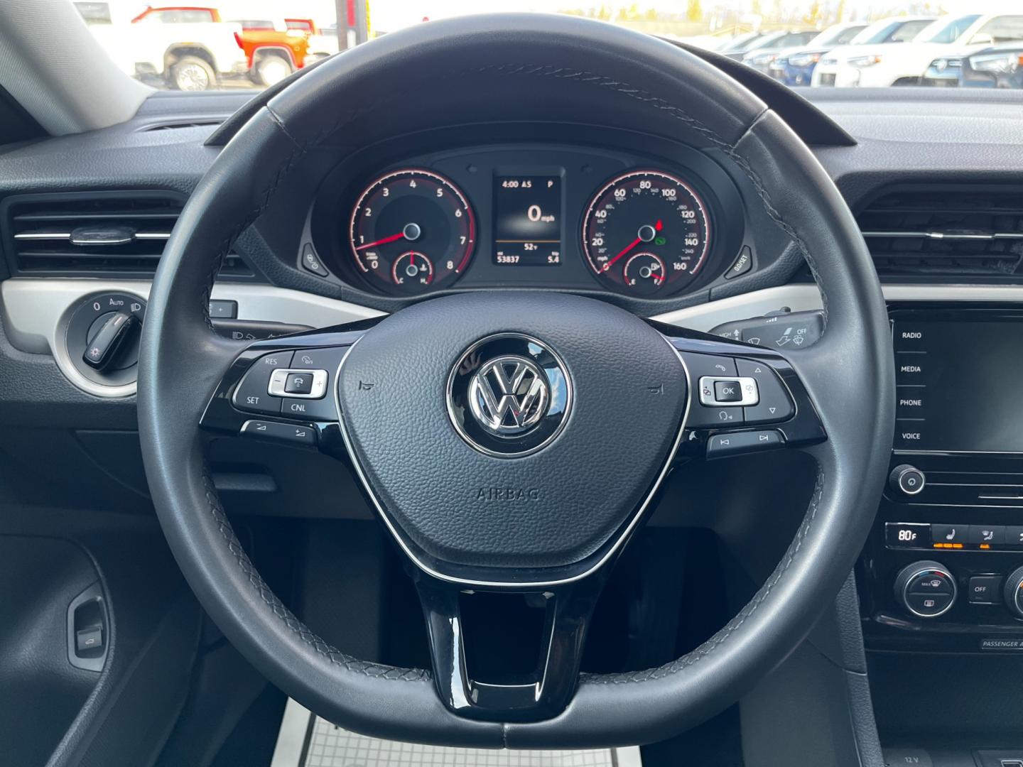 2021 Gray /Black Volkswagen Passat SE (1VWSA7A3XMC) with an 2.0L L4 DOHC 16V engine, 6A transmission, located at 1960 Industrial Drive, Wasilla, 99654, (907) 274-2277, 61.573475, -149.400146 - Photo#15