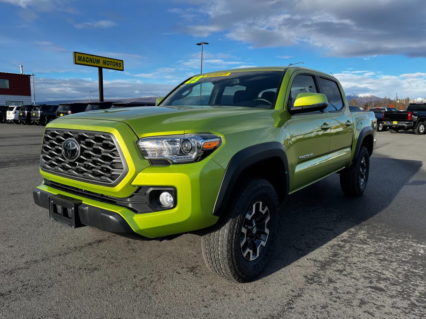 2023 GREEN /Black TOYOTA TACOMA trd off road (3TYCZ5AN4PT) with an 3.5L engine, Automatic transmission, located at 1960 Industrial Drive, Wasilla, 99654, (907) 274-2277, 61.573475, -149.400146 - Photo#0