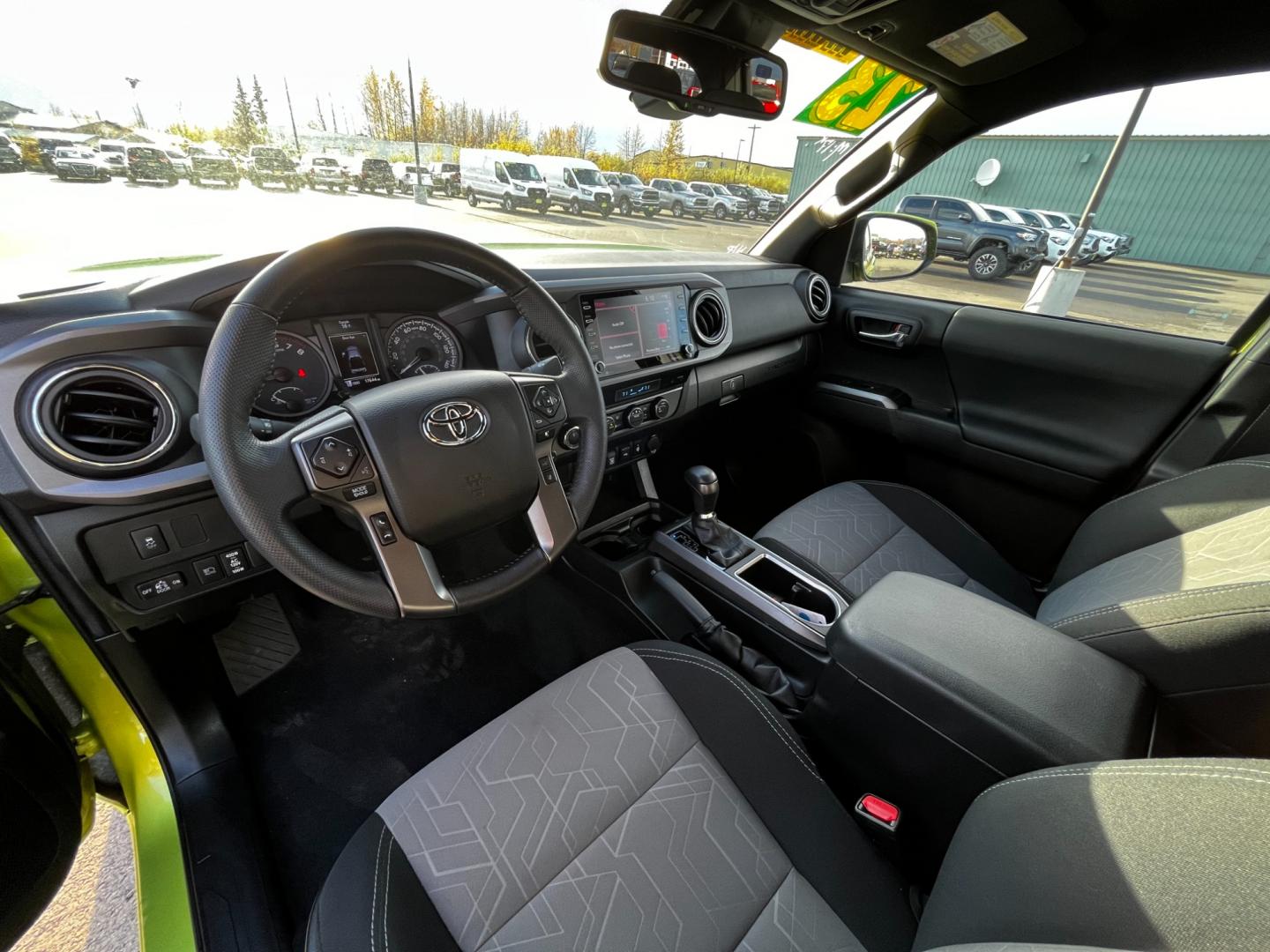 2023 GREEN /Black TOYOTA TACOMA trd off road (3TYCZ5AN4PT) with an 3.5L engine, Automatic transmission, located at 1960 Industrial Drive, Wasilla, 99654, (907) 274-2277, 61.573475, -149.400146 - Photo#8