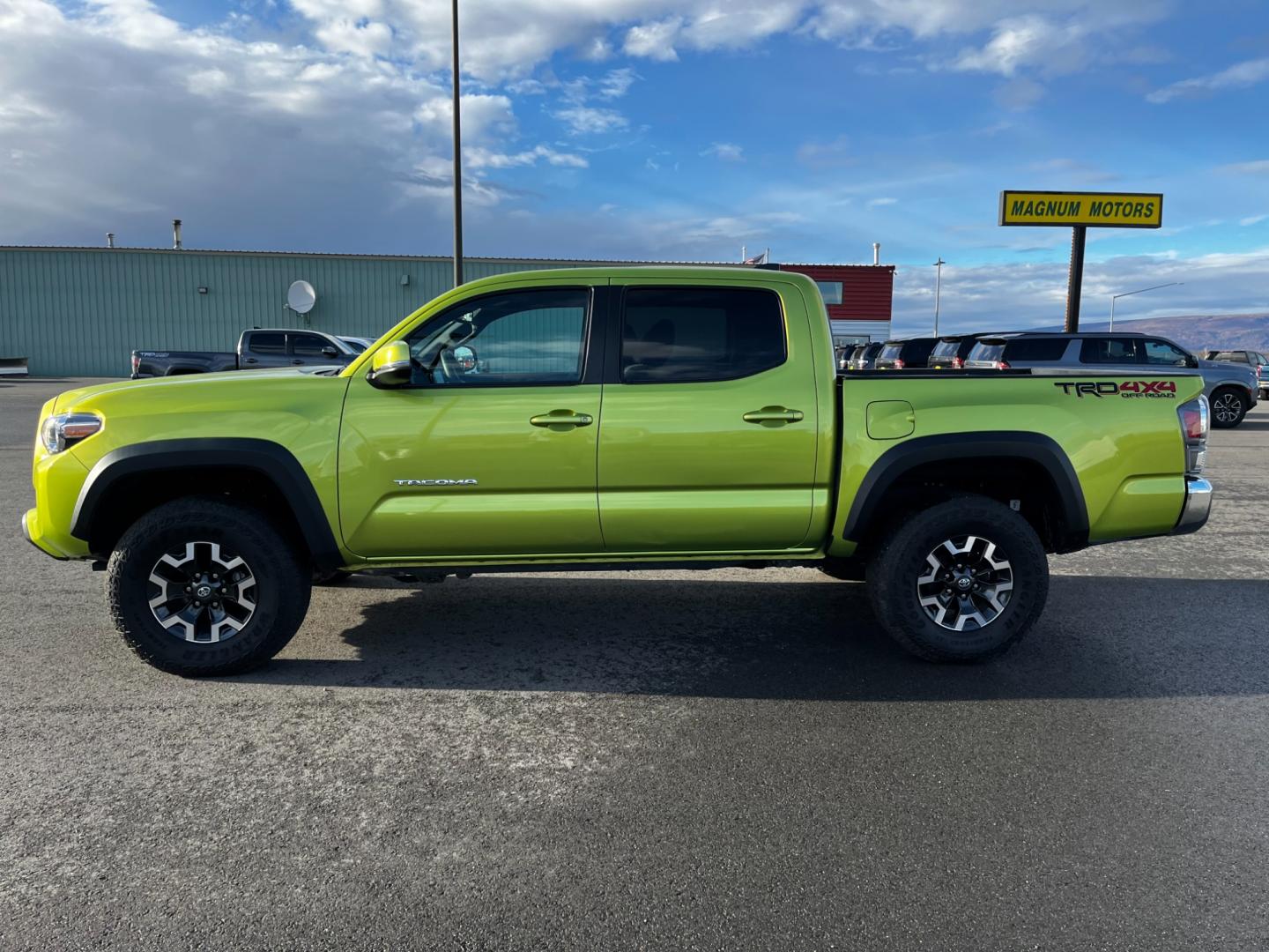 2023 GREEN /Black TOYOTA TACOMA trd off road (3TYCZ5AN4PT) with an 3.5L engine, Automatic transmission, located at 1960 Industrial Drive, Wasilla, 99654, (907) 274-2277, 61.573475, -149.400146 - Photo#1