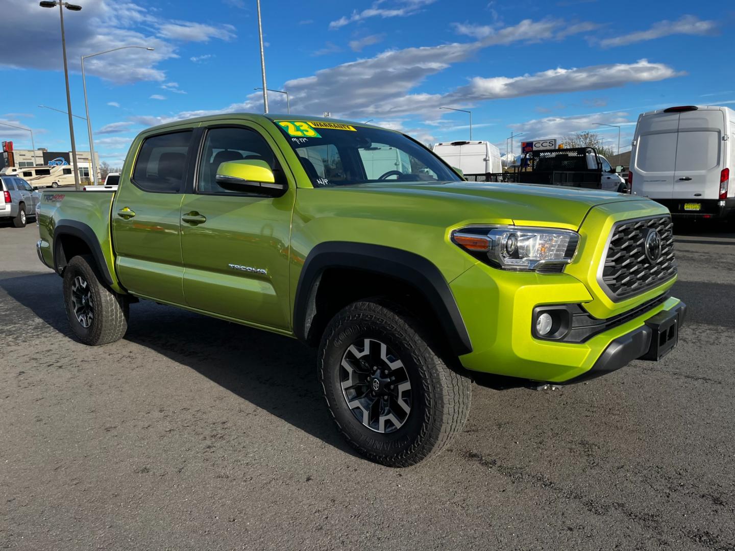 2023 GREEN /Black TOYOTA TACOMA trd off road (3TYCZ5AN4PT) with an 3.5L engine, Automatic transmission, located at 1960 Industrial Drive, Wasilla, 99654, (907) 274-2277, 61.573475, -149.400146 - Photo#6