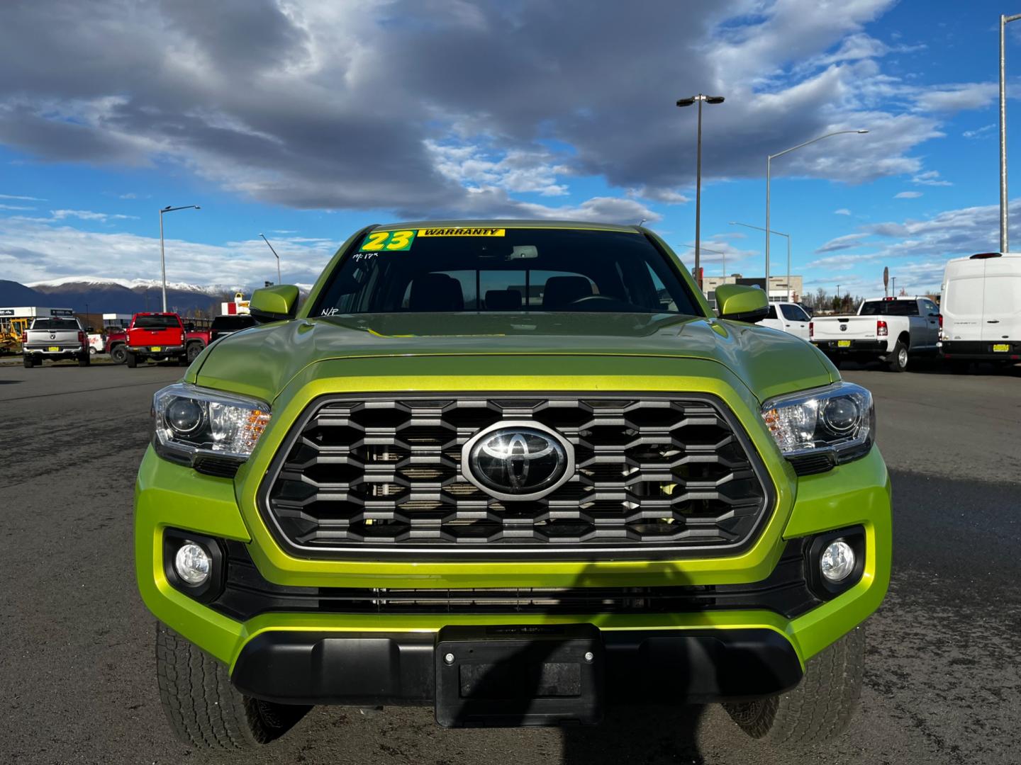 2023 GREEN /Black TOYOTA TACOMA trd off road (3TYCZ5AN4PT) with an 3.5L engine, Automatic transmission, located at 1960 Industrial Drive, Wasilla, 99654, (907) 274-2277, 61.573475, -149.400146 - Photo#7