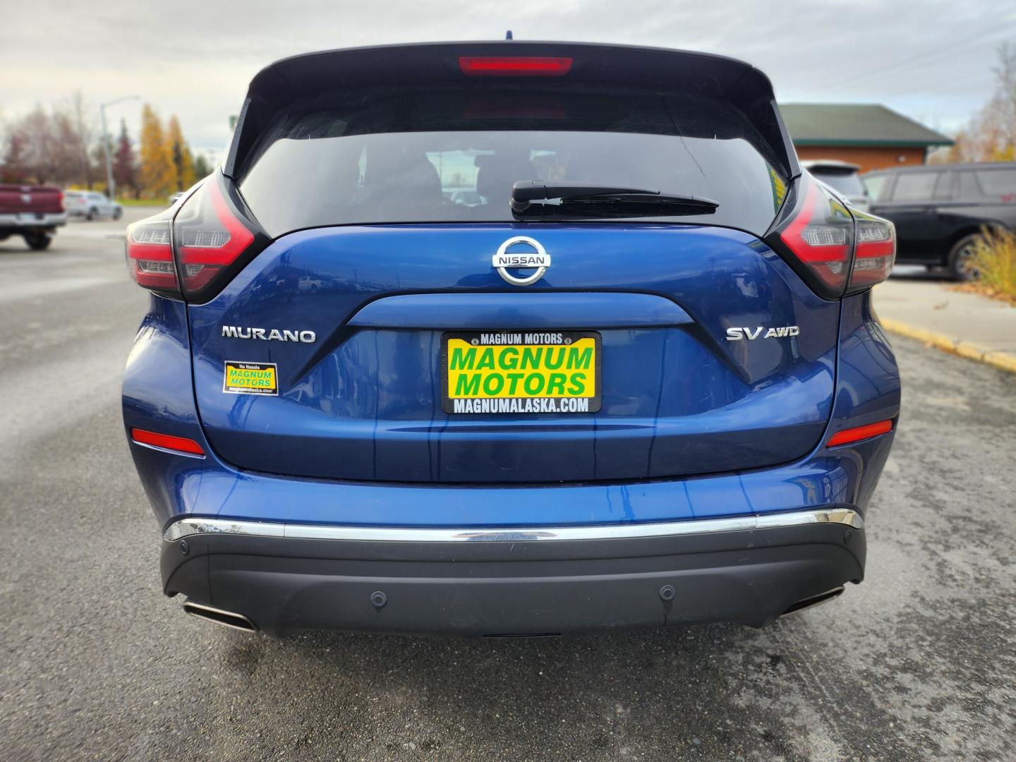 2021 BLUE NISSAN MURANO SV (5N1AZ2BSXMC) with an 3.5L engine, Continuously Variable transmission, located at 1960 Industrial Drive, Wasilla, 99654, (907) 274-2277, 61.573475, -149.400146 - Photo#4