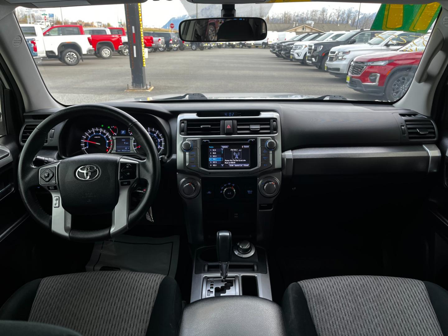 2017 Silver /Black Toyota 4Runner SR5 4WD (JTEBU5JR0H5) with an 4.0L V6 DOHC 24V engine, 5A transmission, located at 1960 Industrial Drive, Wasilla, 99654, (907) 274-2277, 61.573475, -149.400146 - Third Row - Photo#13