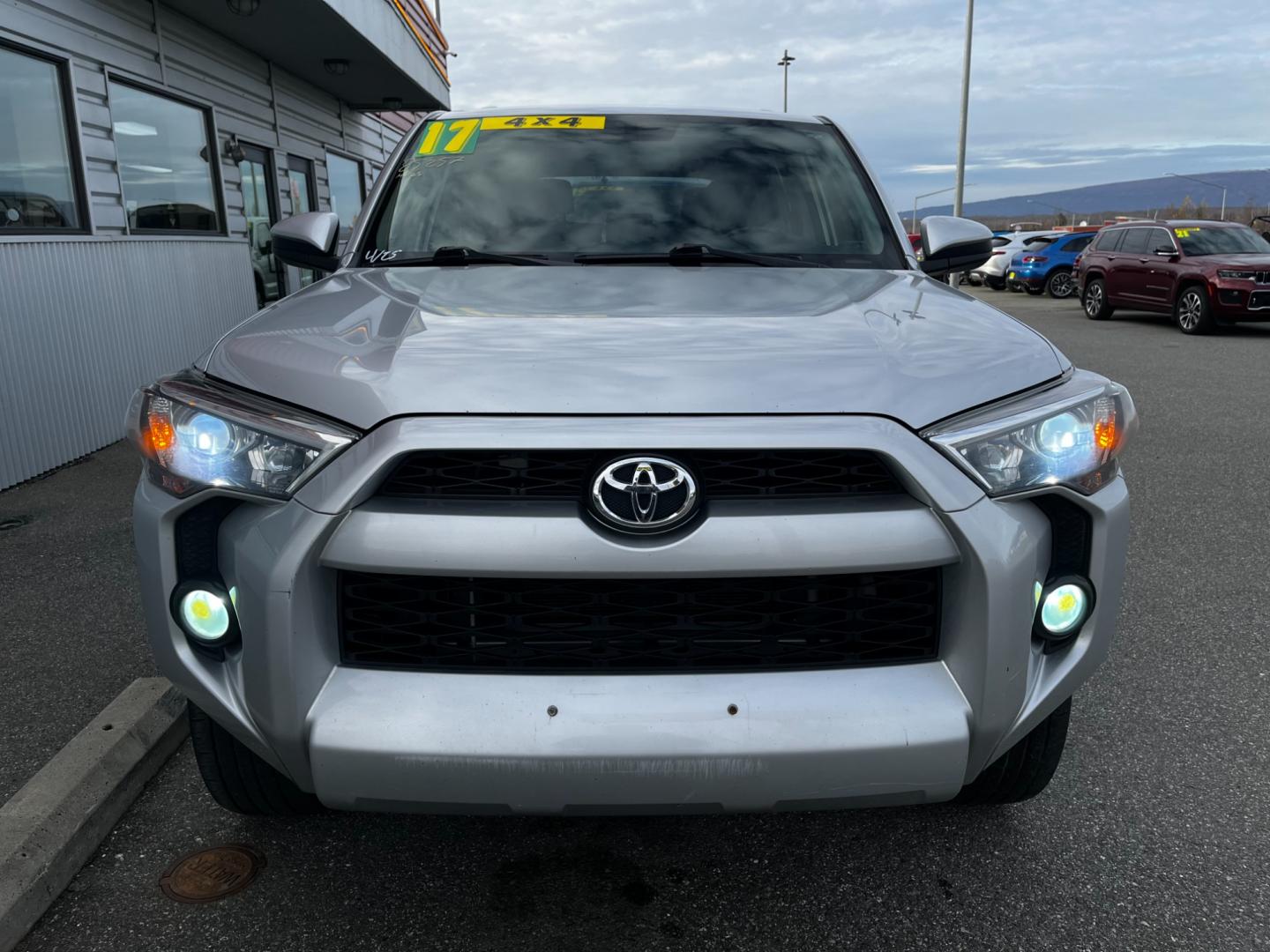 2017 Silver /Black Toyota 4Runner SR5 4WD (JTEBU5JR0H5) with an 4.0L V6 DOHC 24V engine, 5A transmission, located at 1960 Industrial Drive, Wasilla, 99654, (907) 274-2277, 61.573475, -149.400146 - Third Row - Photo#6