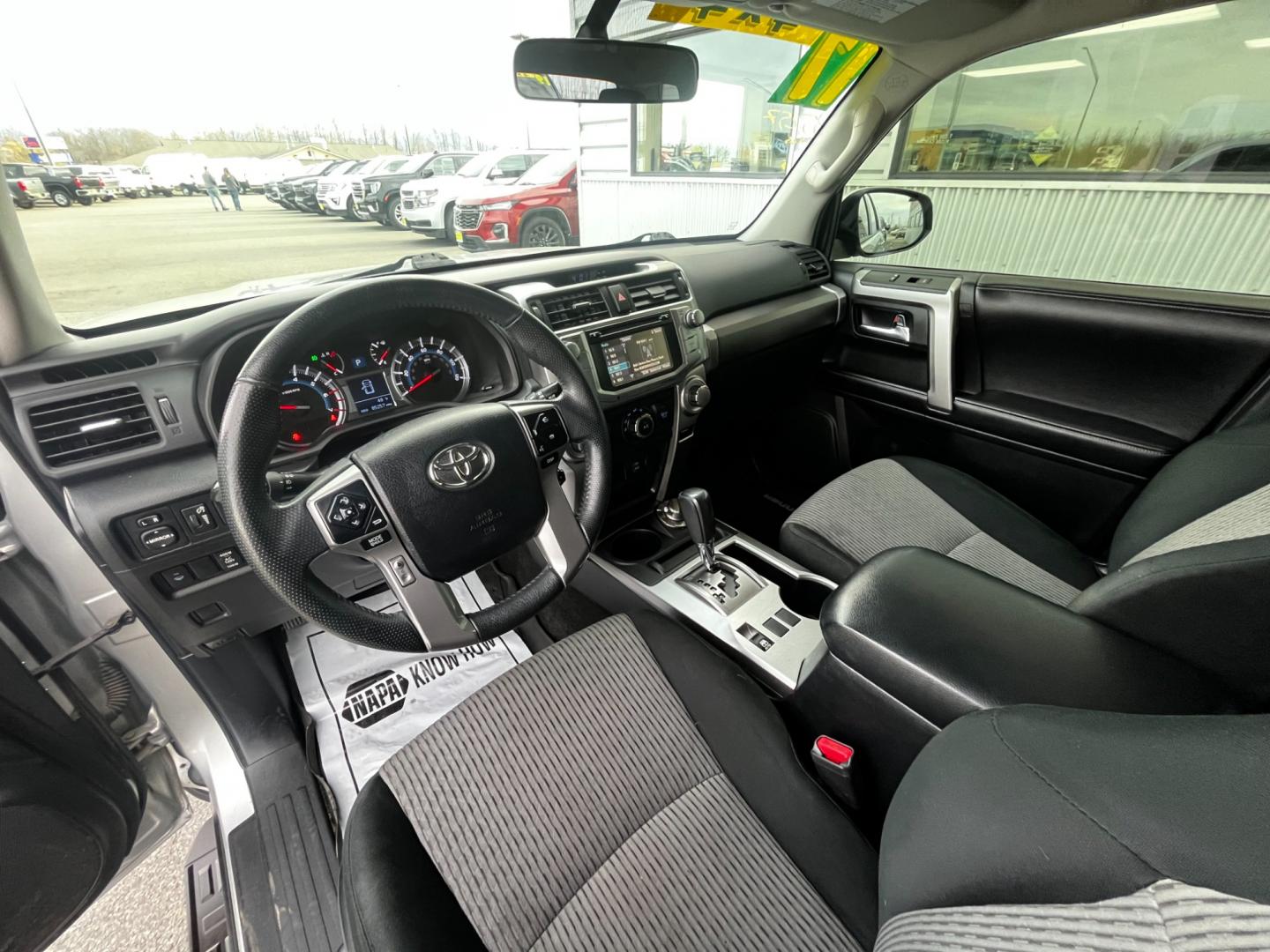 2017 Silver /Black Toyota 4Runner SR5 4WD (JTEBU5JR0H5) with an 4.0L V6 DOHC 24V engine, 5A transmission, located at 1960 Industrial Drive, Wasilla, 99654, (907) 274-2277, 61.573475, -149.400146 - Third Row - Photo#7