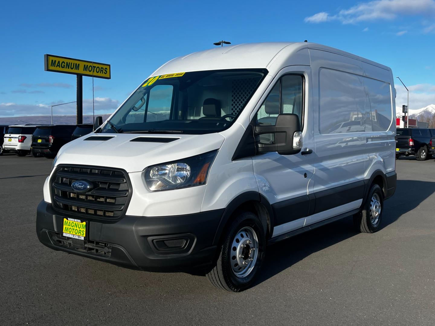 2020 WHITE /Black FORD TRANSIT 350 (1FTBW2C86LK) with an 3.5L engine, Automatic transmission, located at 1960 Industrial Drive, Wasilla, 99654, (907) 274-2277, 61.573475, -149.400146 - Photo#0