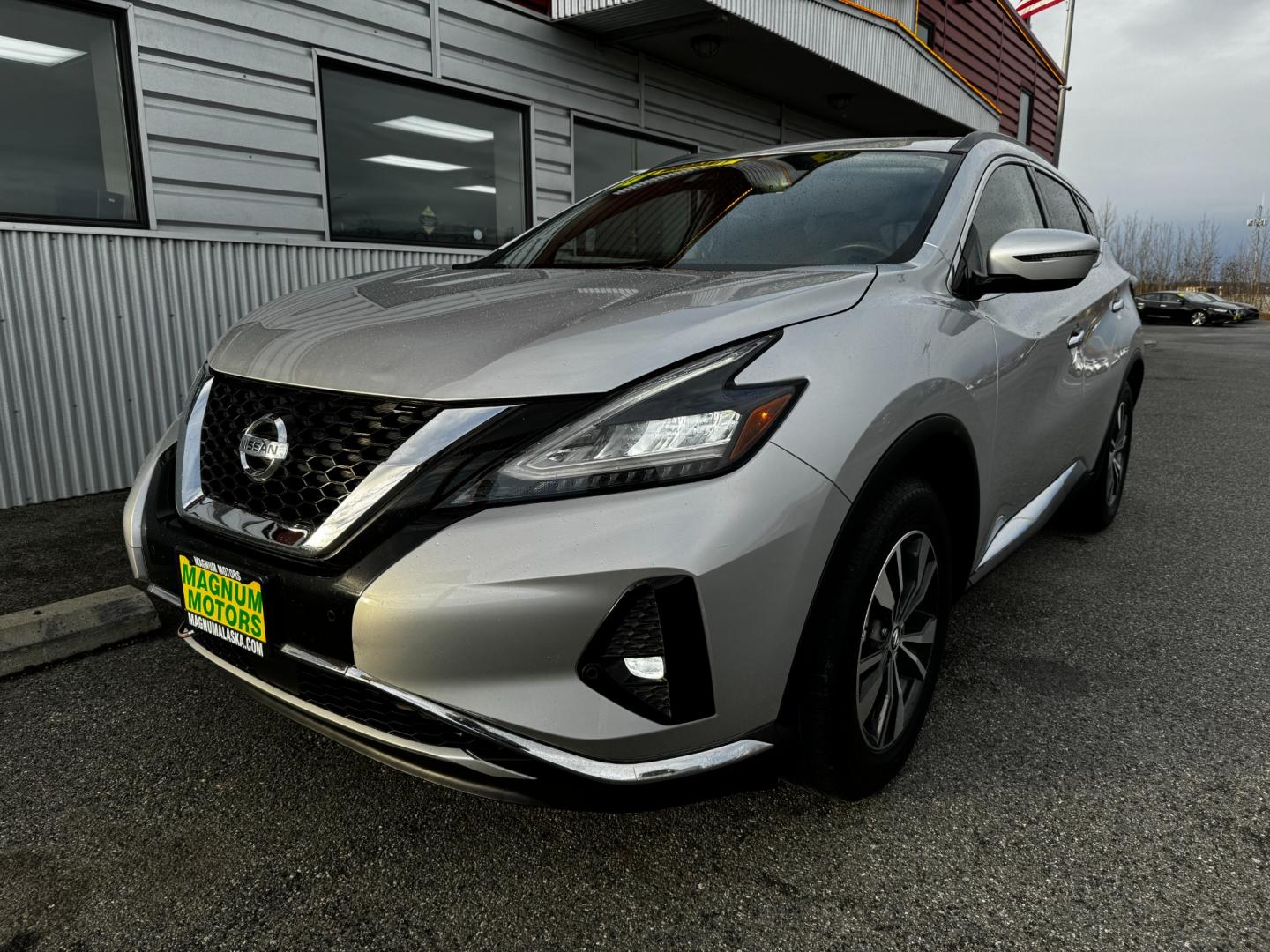 2021 Silver Nissan Murano SV AWD (5N1AZ2BS9MC) with an 3.5L V6 DOHC 24V engine, located at 1960 Industrial Drive, Wasilla, 99654, (907) 274-2277, 61.573475, -149.400146 - Photo#2