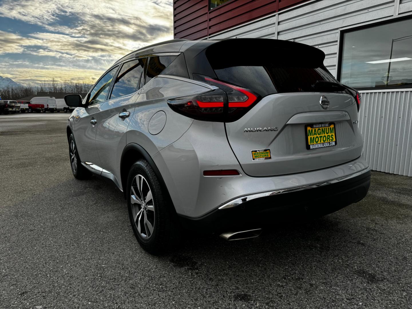 2021 Silver Nissan Murano SV AWD (5N1AZ2BS9MC) with an 3.5L V6 DOHC 24V engine, located at 1960 Industrial Drive, Wasilla, 99654, (907) 274-2277, 61.573475, -149.400146 - Photo#3