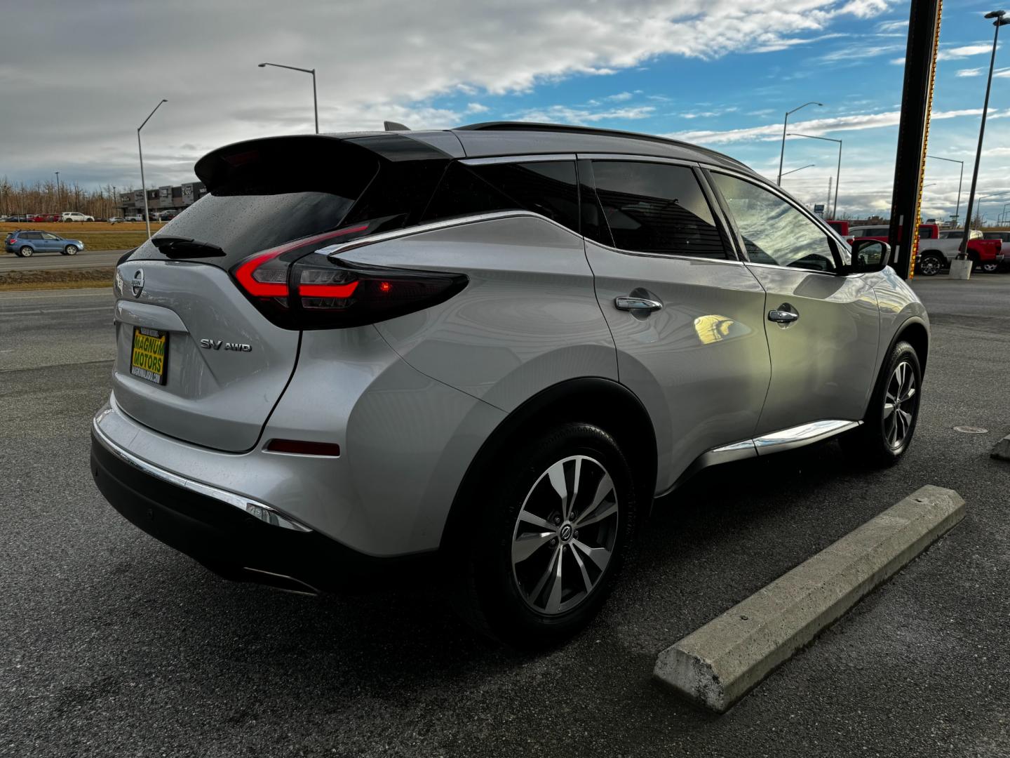 2021 Silver Nissan Murano SV AWD (5N1AZ2BS9MC) with an 3.5L V6 DOHC 24V engine, located at 1960 Industrial Drive, Wasilla, 99654, (907) 274-2277, 61.573475, -149.400146 - Photo#5