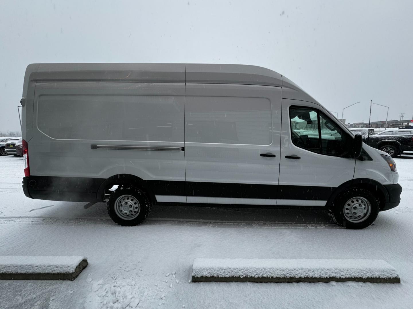 2023 WHITE FORD TRANSIT 350 (1FTBW3UG4PK) with an 3.5L engine, Automatic transmission, located at 1960 Industrial Drive, Wasilla, 99654, (907) 274-2277, 61.573475, -149.400146 - Photo#5