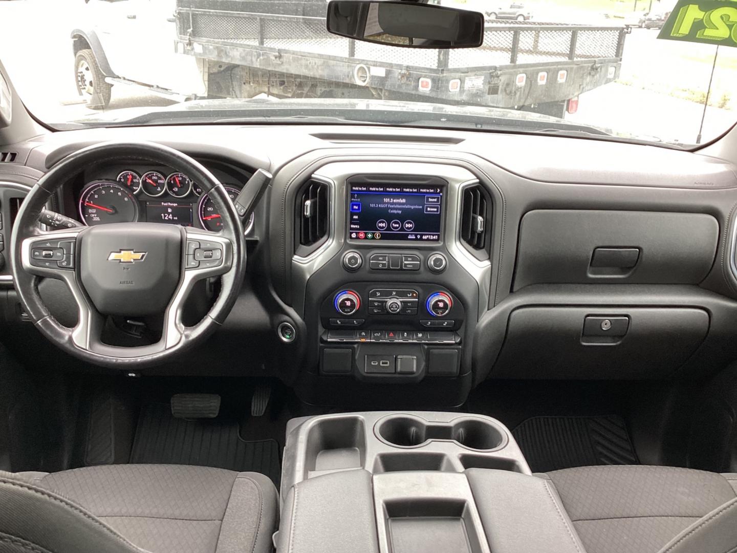 2021 BLACK CHEVROLET SILVERADO 1500 LT (1GCUYDED5MZ) with an 5.3L engine, Automatic transmission, located at 1960 Industrial Drive, Wasilla, 99654, (907) 274-2277, 61.573475, -149.400146 - Photo#7