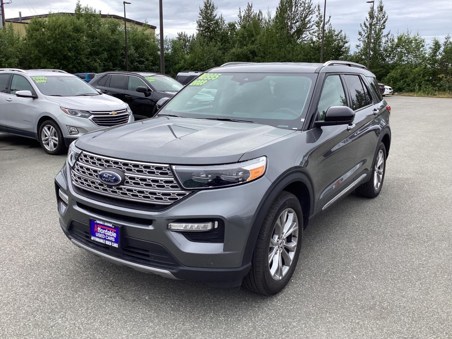 2023 GRAY FORD EXPLORER LIMITED (1FMSK8FH6PG) with an 2.3L engine, Automatic transmission, located at 1960 Industrial Drive, Wasilla, 99654, (907) 274-2277, 61.573475, -149.400146 - Photo#0