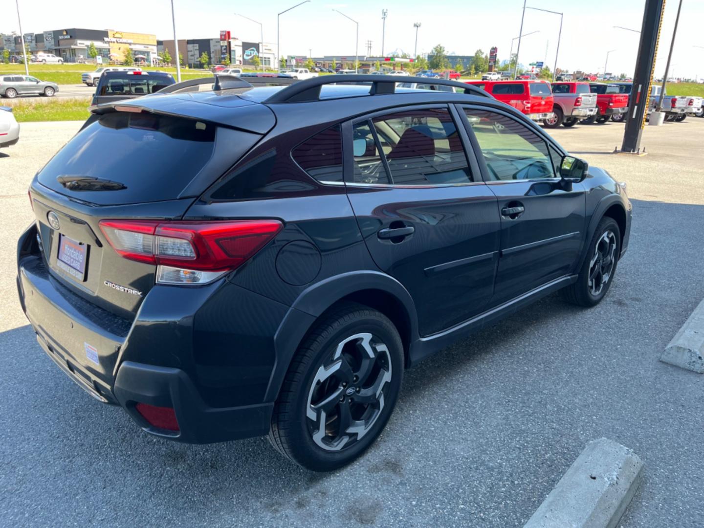 2021 BLACK SUBARU CROSSTREK LIMITED (JF2GTHNC2MH) with an 2.5L engine, Continuously Variable transmission, located at 1960 Industrial Drive, Wasilla, 99654, (907) 274-2277, 61.573475, -149.400146 - Photo#3