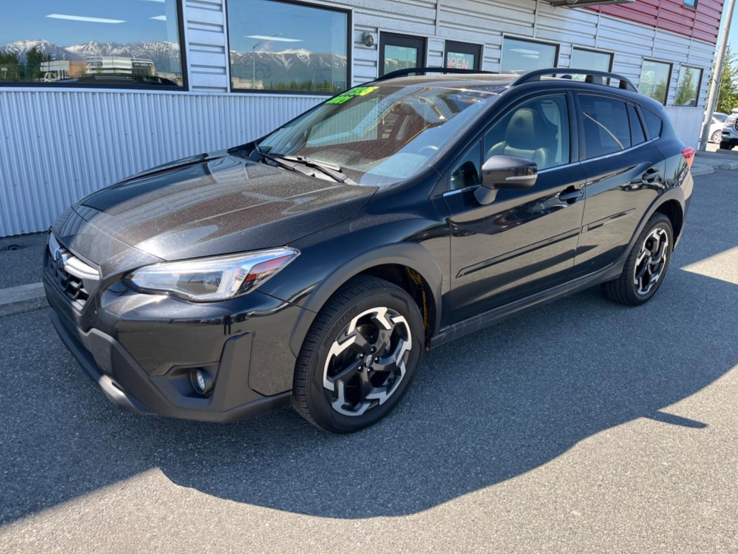 2021 BLACK SUBARU CROSSTREK LIMITED (JF2GTHNC2MH) with an 2.5L engine, Continuously Variable transmission, located at 1960 Industrial Drive, Wasilla, 99654, (907) 274-2277, 61.573475, -149.400146 - Photo#0