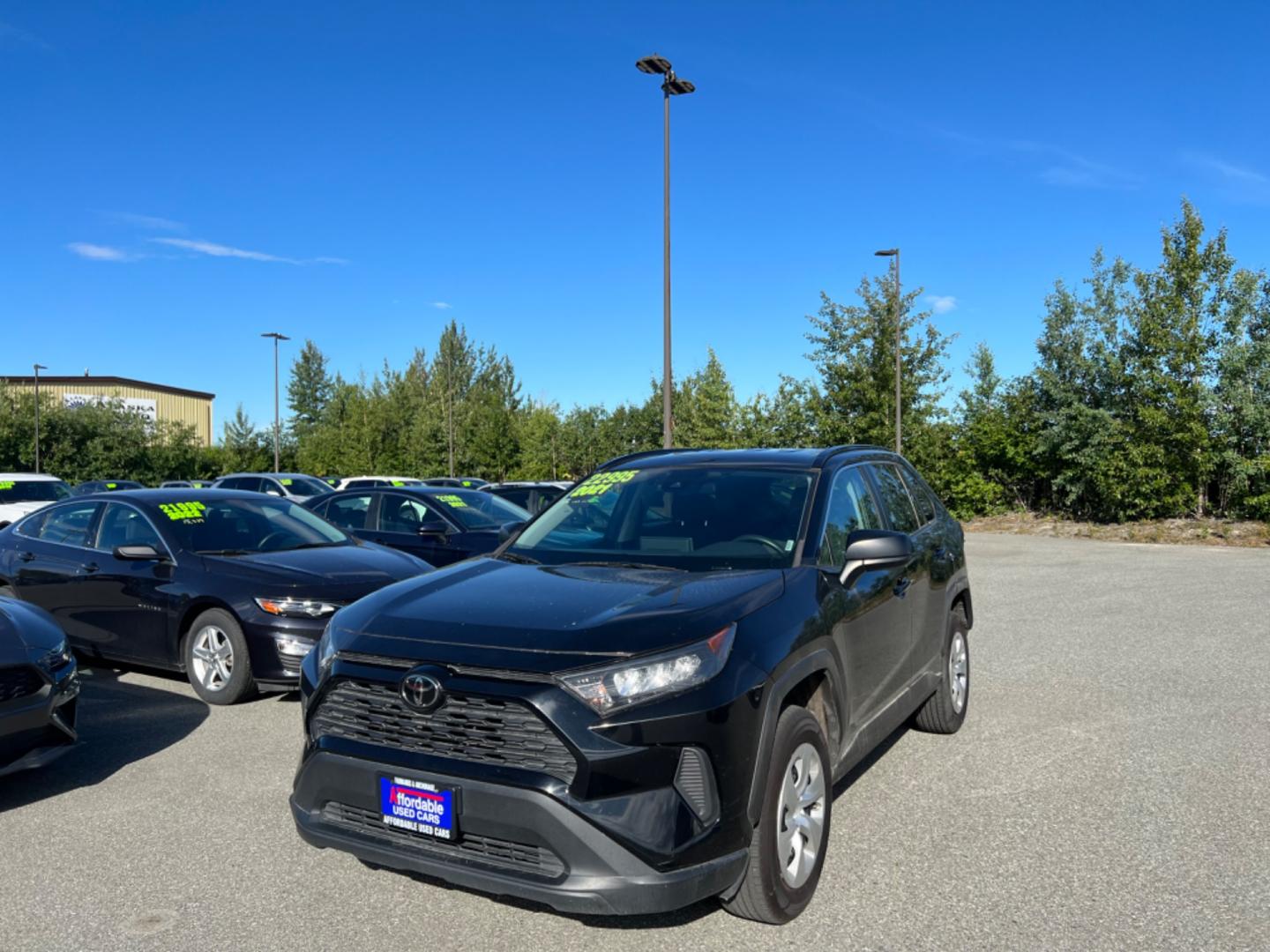 2021 BLACK TOYOTA RAV4 LE (2T3F1RFV7MW) with an 2.5L engine, Automatic transmission, located at 1960 Industrial Drive, Wasilla, 99654, (907) 274-2277, 61.573475, -149.400146 - Photo#17