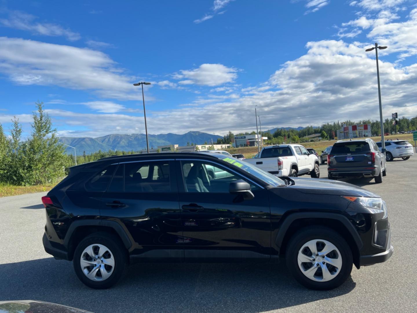 2021 BLACK TOYOTA RAV4 LE (2T3F1RFV7MW) with an 2.5L engine, Automatic transmission, located at 1960 Industrial Drive, Wasilla, 99654, (907) 274-2277, 61.573475, -149.400146 - Photo#1