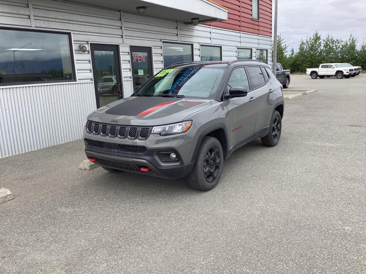 2023 GRAY JEEP COMPASS trailhawk (3C4NJDDN0PT) with an 2.0L engine, Automatic transmission, located at 1960 Industrial Drive, Wasilla, 99654, (907) 274-2277, 61.573475, -149.400146 - Photo#0