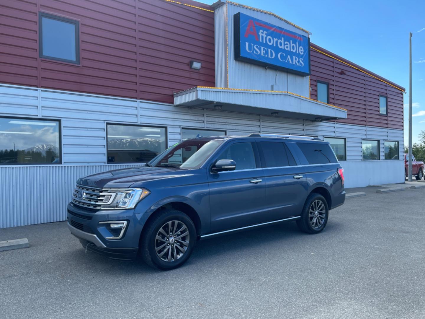 2020 BLUE FORD EXPEDITION MAX LIMITED (1FMJK2ATXLE) with an 3.5L engine, Automatic transmission, located at 1960 Industrial Drive, Wasilla, 99654, (907) 274-2277, 61.573475, -149.400146 - Photo#0