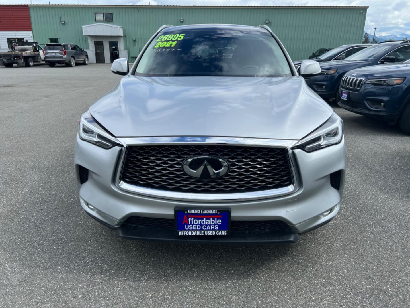 2021 SILVER INFINITI QX50 LUXE (3PCAJ5BB6MF) with an 2.0L engine, Continuously Variable transmission, located at 1960 Industrial Drive, Wasilla, 99654, (907) 274-2277, 61.573475, -149.400146 - Photo#5