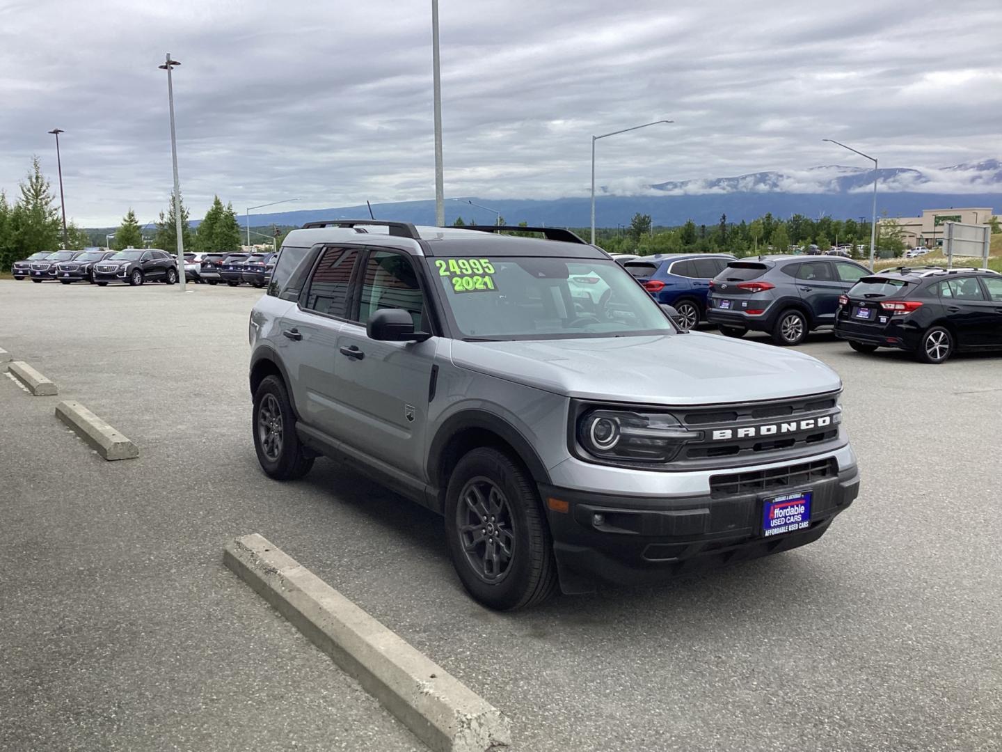 2021 SILVER FORD BRONCO SPORT BIG BEND (3FMCR9B69MR) with an 1.5L engine, Automatic transmission, located at 1960 Industrial Drive, Wasilla, 99654, (907) 274-2277, 61.573475, -149.400146 - Photo#4