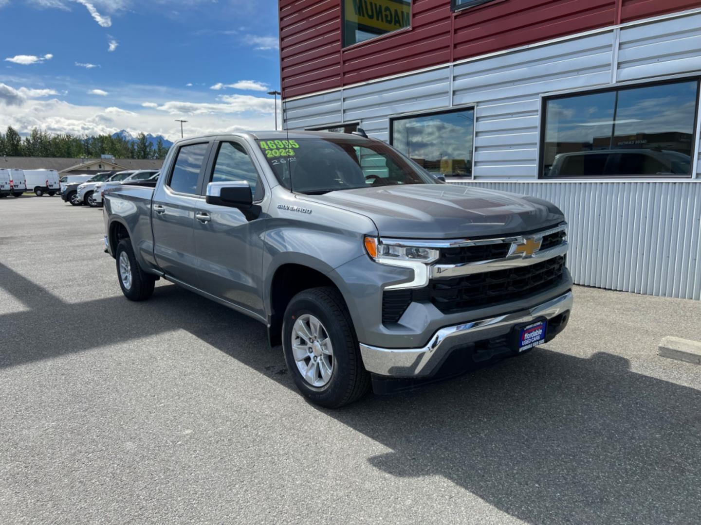 2023 GRAY CHEVROLET SILVERADO 1500 LT (3GCUDDED1PG) with an 5.3L engine, Automatic transmission, located at 1960 Industrial Drive, Wasilla, 99654, (907) 274-2277, 61.573475, -149.400146 - Photo#0