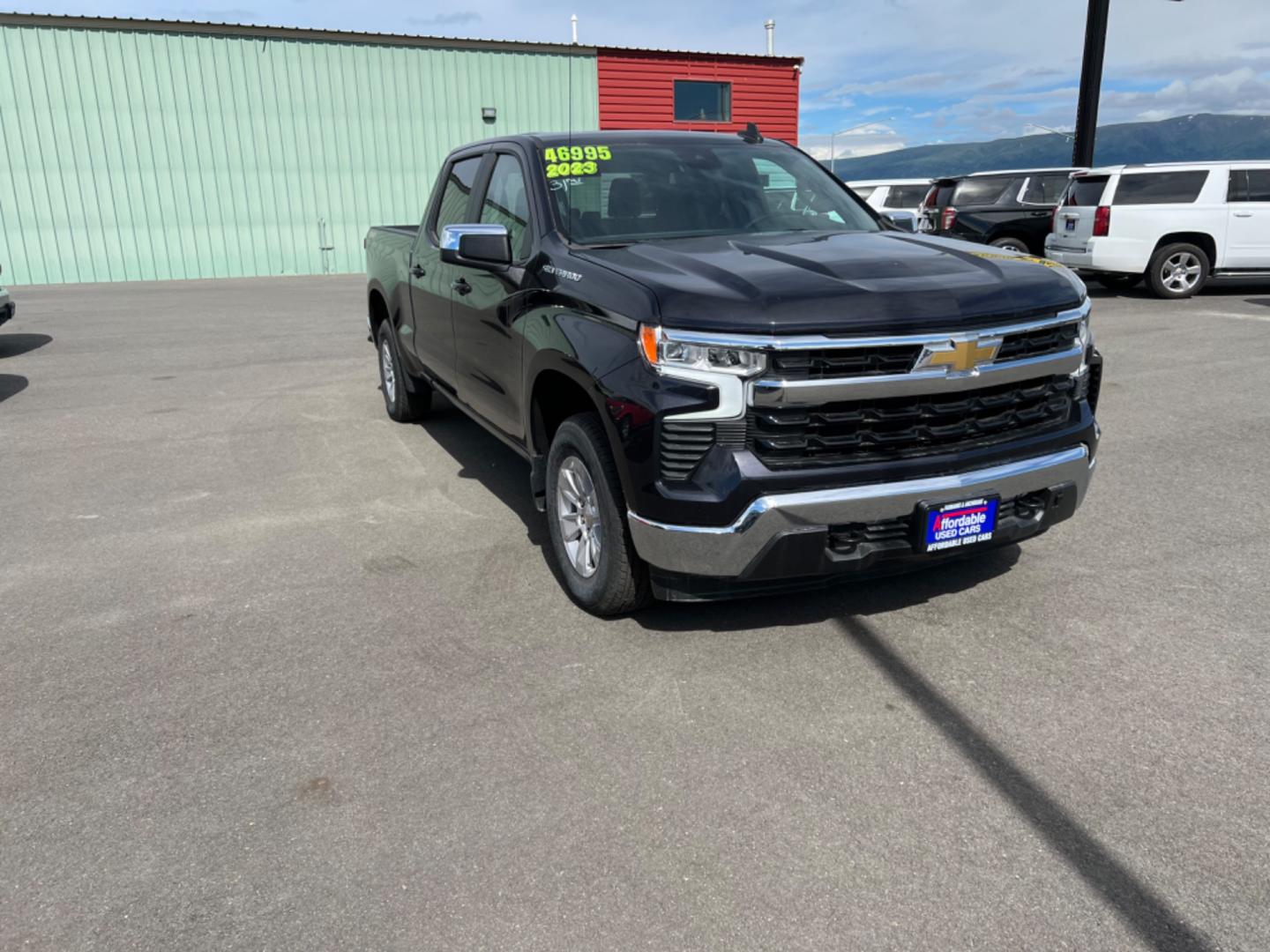 2023 BLACK CHEVROLET SILVERADO 1500 LT (3GCUDDED0PG) with an 5.3L engine, Automatic transmission, located at 1960 Industrial Drive, Wasilla, 99654, (907) 274-2277, 61.573475, -149.400146 - Photo#1