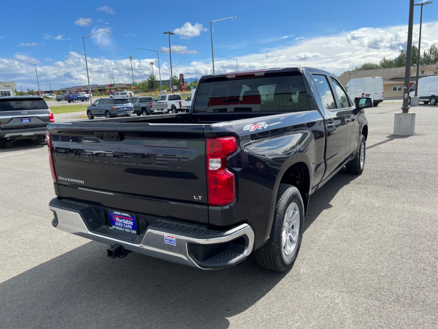 2023 BLACK CHEVROLET SILVERADO 1500 LT (3GCUDDED0PG) with an 5.3L engine, Automatic transmission, located at 1960 Industrial Drive, Wasilla, 99654, (907) 274-2277, 61.573475, -149.400146 - Photo#4