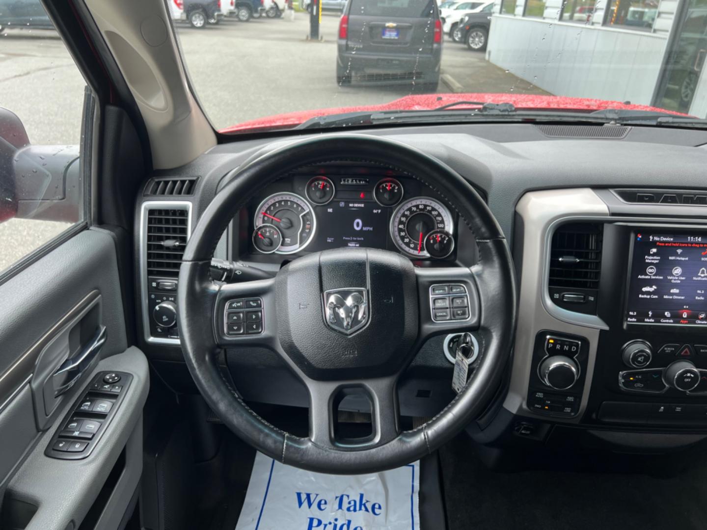 2018 RED RAM 1500 SLT (1C6RR7LT5JS) with an 5.7L engine, Automatic transmission, located at 1960 Industrial Drive, Wasilla, 99654, (907) 274-2277, 61.573475, -149.400146 - Photo#13