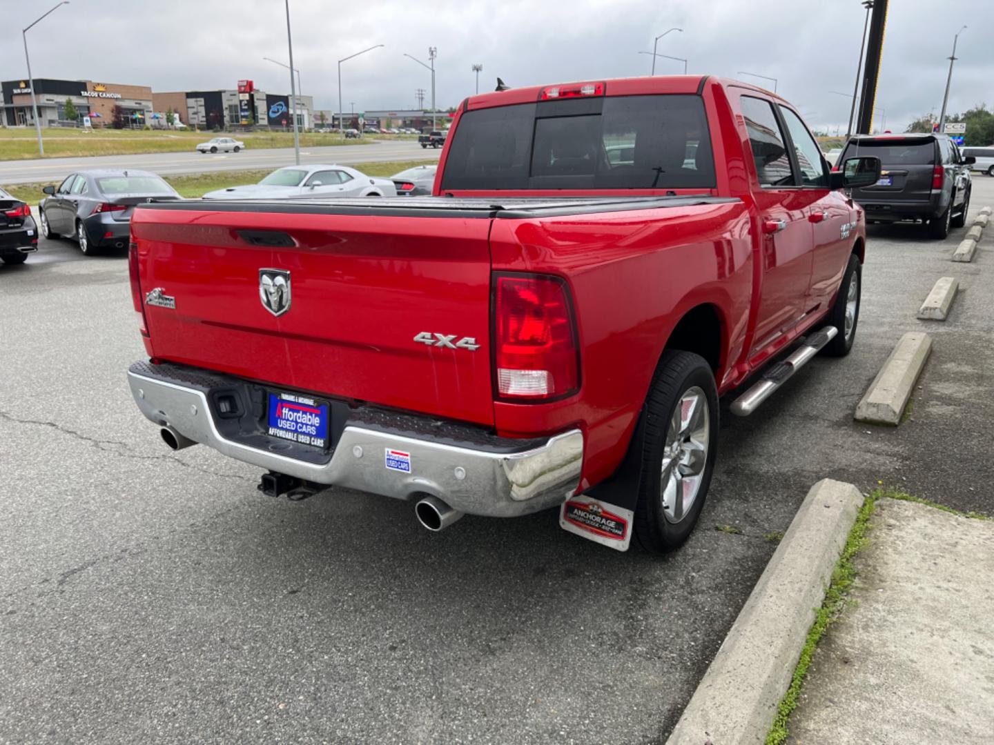 2018 RED RAM 1500 SLT (1C6RR7LT5JS) with an 5.7L engine, Automatic transmission, located at 1960 Industrial Drive, Wasilla, 99654, (907) 274-2277, 61.573475, -149.400146 - Photo#4