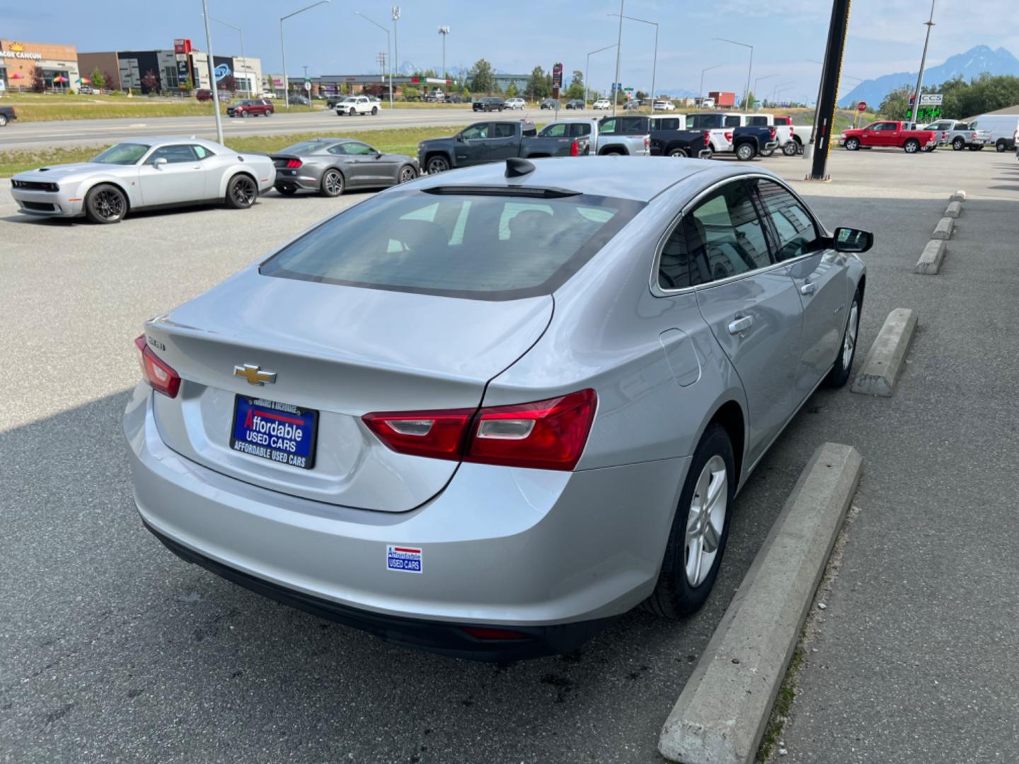 2022 SILVER CHEVROLET MALIBU LS (1G1ZB5ST1NF) with an 1.5L engine, Continuously Variable transmission, located at 1960 Industrial Drive, Wasilla, 99654, (907) 274-2277, 61.573475, -149.400146 - Photo#4