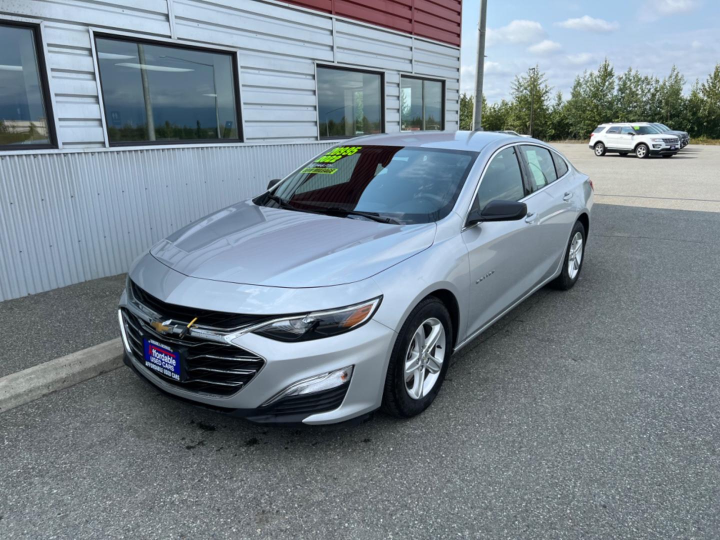 2022 SILVER CHEVROLET MALIBU LS (1G1ZB5ST1NF) with an 1.5L engine, Continuously Variable transmission, located at 1960 Industrial Drive, Wasilla, 99654, (907) 274-2277, 61.573475, -149.400146 - Photo#1