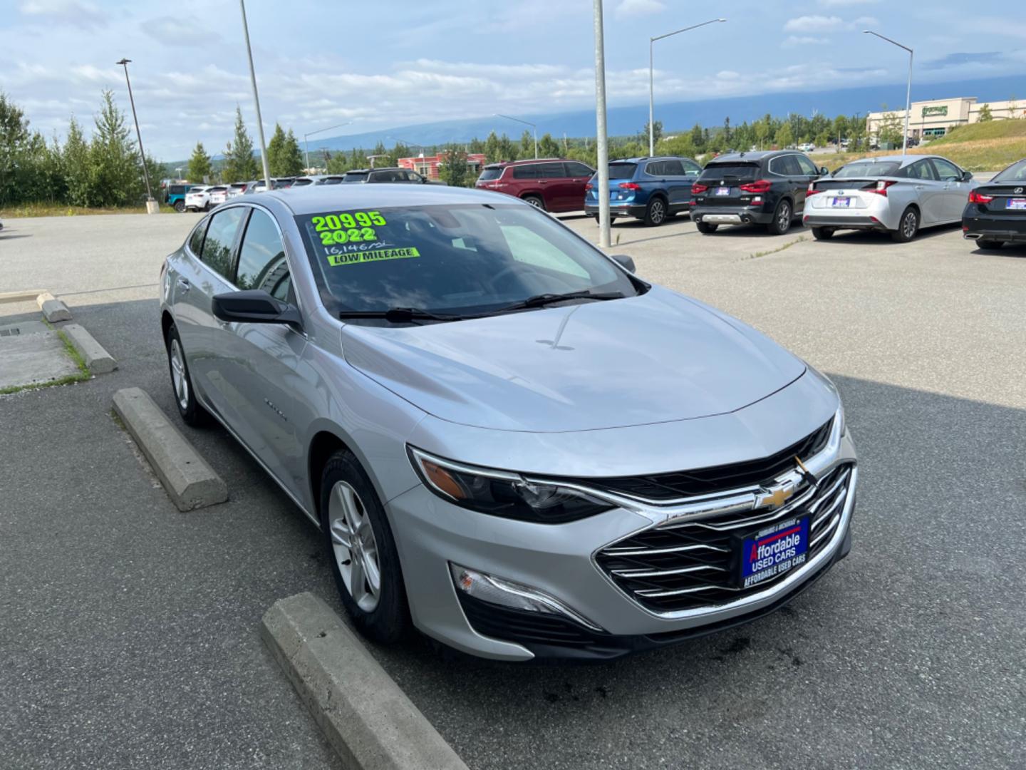 2022 SILVER CHEVROLET MALIBU LS (1G1ZB5ST1NF) with an 1.5L engine, Continuously Variable transmission, located at 1960 Industrial Drive, Wasilla, 99654, (907) 274-2277, 61.573475, -149.400146 - Photo#0