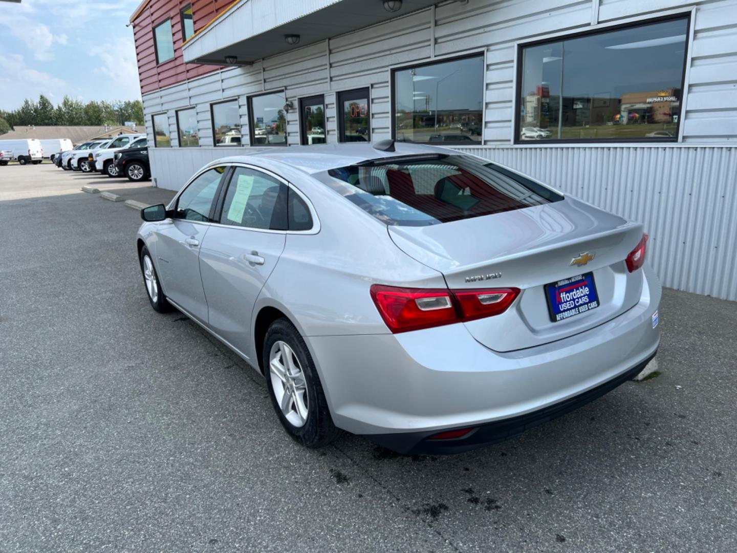 2022 SILVER CHEVROLET MALIBU LS (1G1ZB5ST1NF) with an 1.5L engine, Continuously Variable transmission, located at 1960 Industrial Drive, Wasilla, 99654, (907) 274-2277, 61.573475, -149.400146 - Photo#3