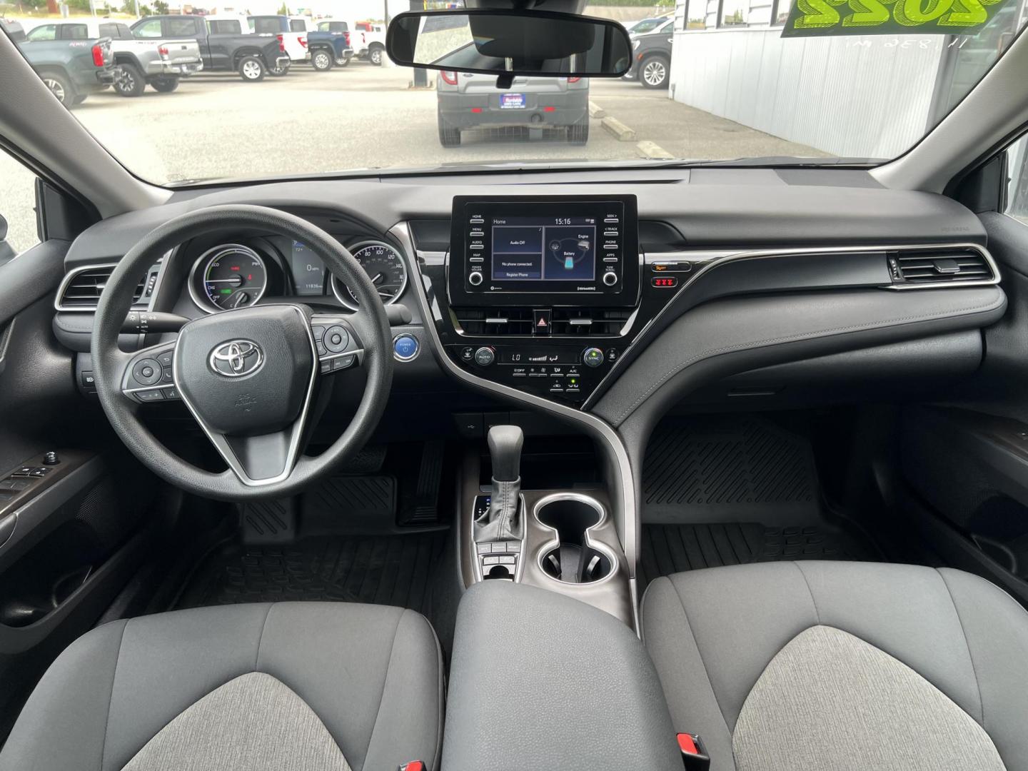 2022 BLUE TOYOTA CAMRY LE (4T1C31AK1NU) with an 2.5L engine, Automatic transmission, located at 1960 Industrial Drive, Wasilla, 99654, (907) 274-2277, 61.573475, -149.400146 - Photo#4